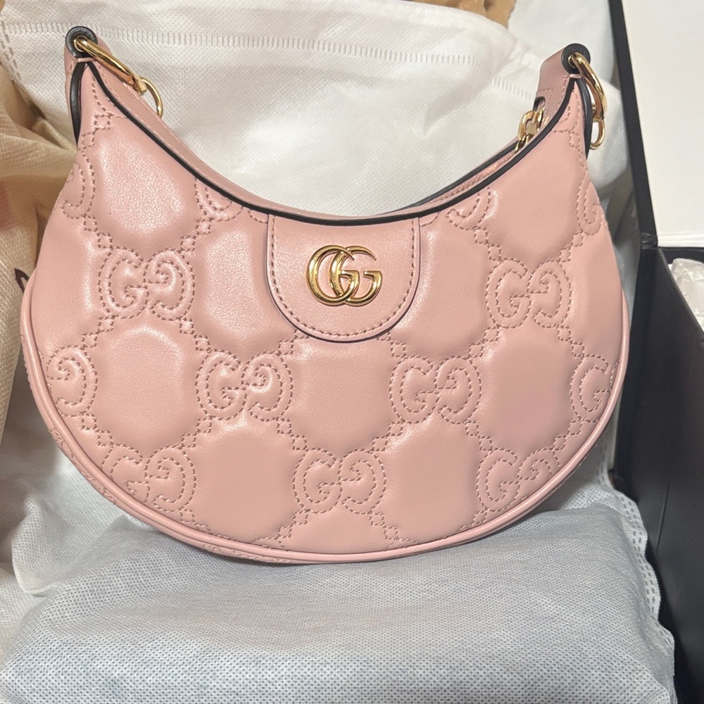 Gucci Light Pink Matalasse Mini Shoulder Bag